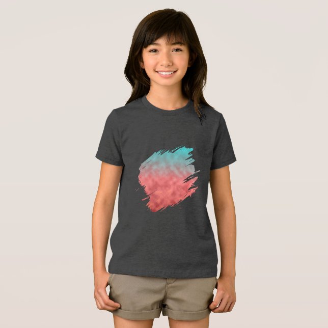 Karmosinröd Hägring T Shirt (Framsida Full)