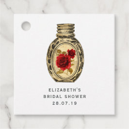 Karmosinröd Häxa Gåvor Etiketter