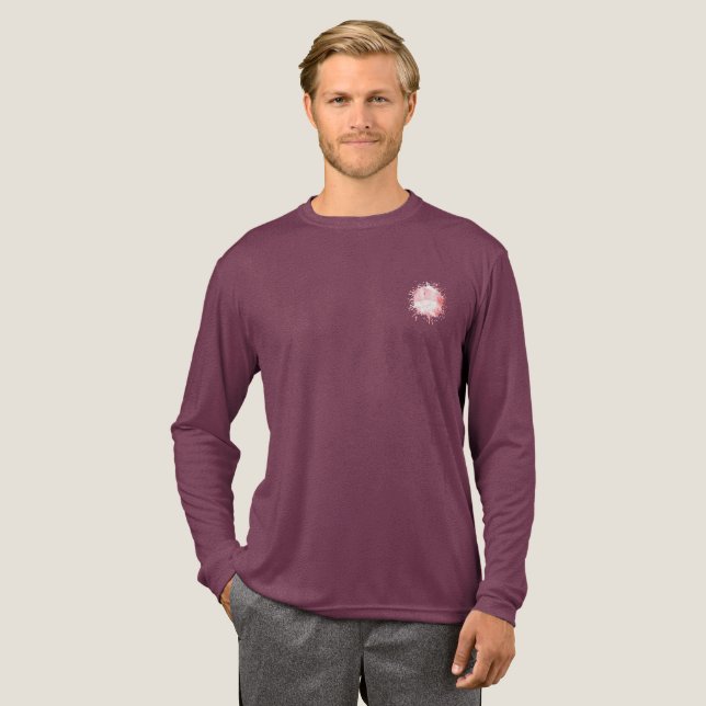 Karmosinröda Ekon T Shirt (Hel framsida)