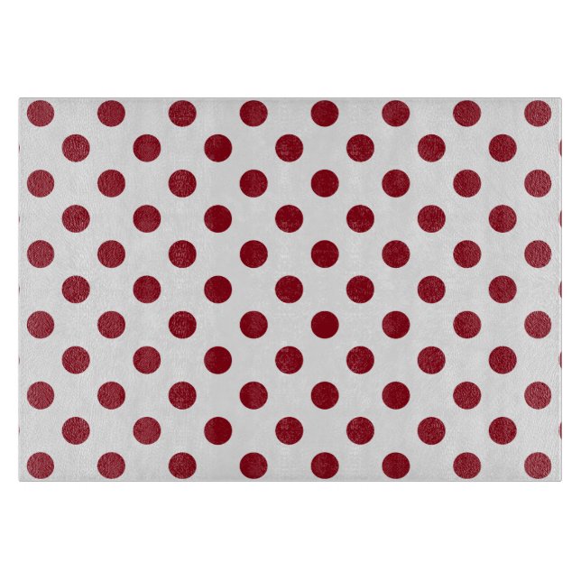 Karmosinröda prickar cirklar (Framsidan)