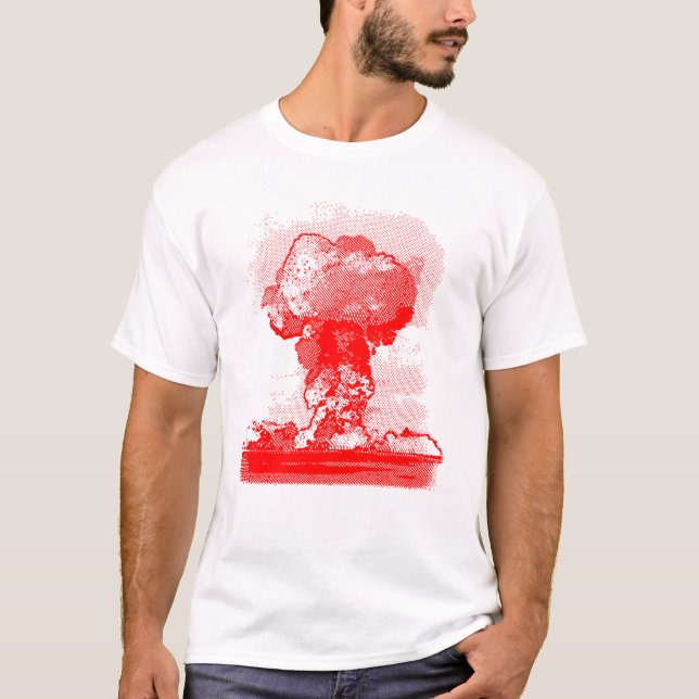 Kärn- explosion. t shirt (Framsida)