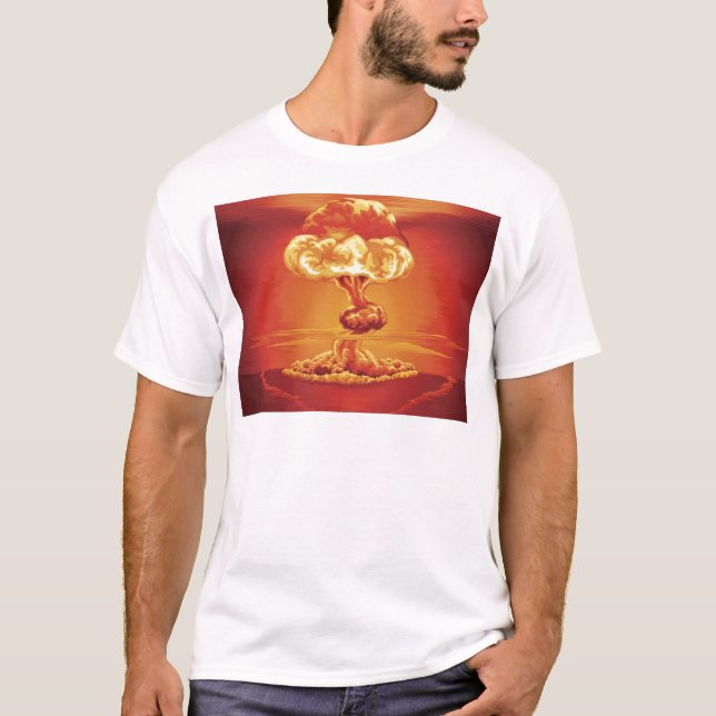 Kärn- explosionchampinjonmoln t-shirt (Framsida)