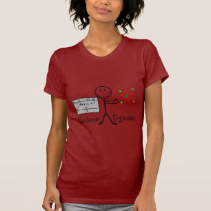 Kärn- ingenjörgåvor--Stick figurer humor Tee