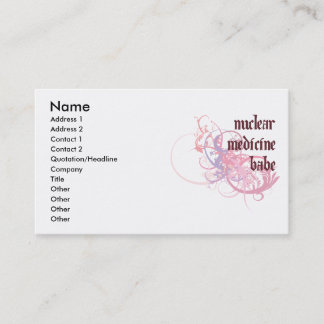Kärn- medicinBabe Visitkort