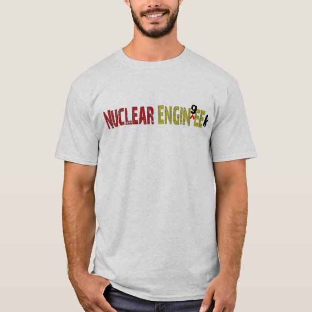 Kärn- mörka T-tröja för ingenjör (Engingeek) Tee Shirt (Framsida)