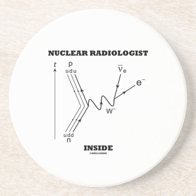 Kärn- Radiologistinsida (Beta-Negationen Underlägg Sandsten (Framsidan)
