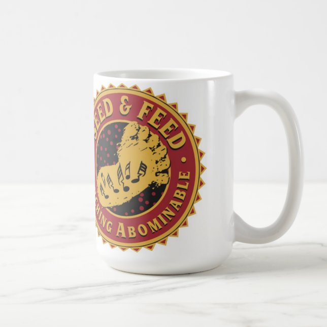 Kärna ur och mata muggen kaffemugg (Höger)