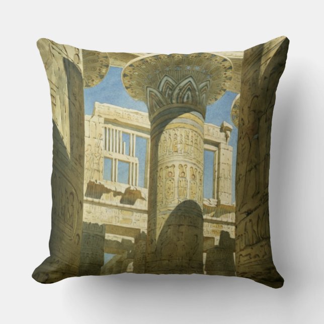 Karnak, c.1866 (ak på papper) kudde (Framsida)