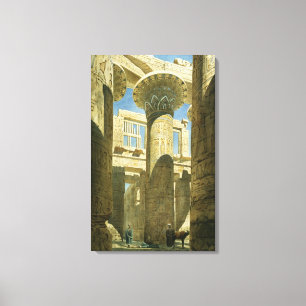 Karnak c.1866 (w/c på papper) canvastryck