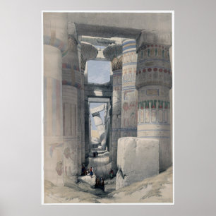 Karnak - Dromos eller första domstolen i templet Poster