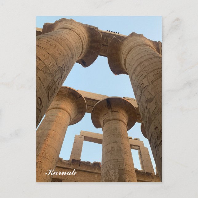 Karnak - Egypten Vykort (Framsida)