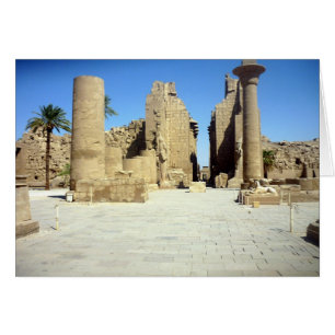 Karnak-förstöringstenar Hälsningskort