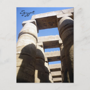 Karnak övre kolonner vykort