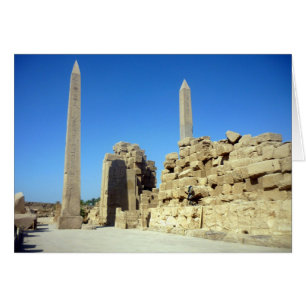 karnak ruins hälsningskort