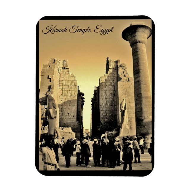Karnak Temple, Egypten Magnet (Vertikal)