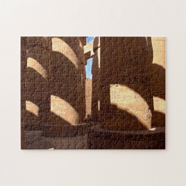 Karnak Temple - Luxor, Egypten Pussel (Horisontell)