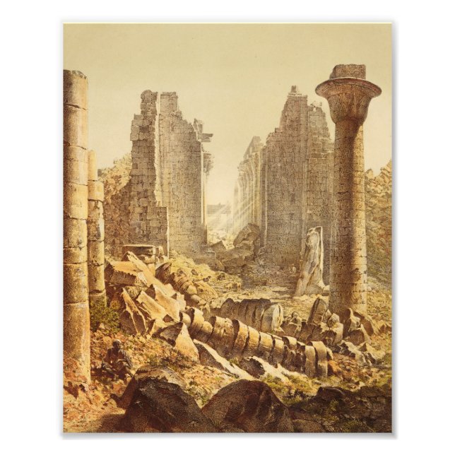 Karnak-templet i Egypten Fototryck (Framsidan)