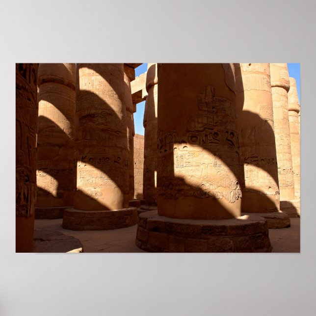 Karnaktemplet - Luxor, Egypten Poster (Framsidan)