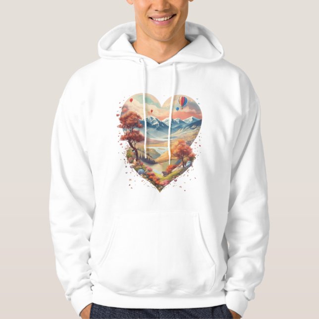 Kärnan i berget T-Shirt - Kärlek möter Adventu Hoodie (Framsida)