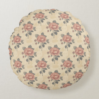 Kärnan i blomstrande nåd pattern rund kudde