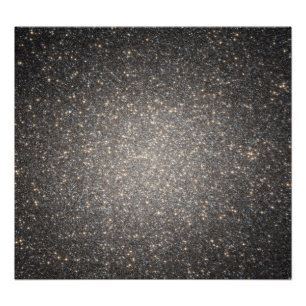 Kärnan i det globala klustret Omega Centauri Fototryck