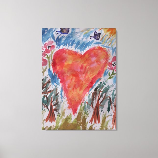 Kärnan i Planet Canvas Art (Framsida)