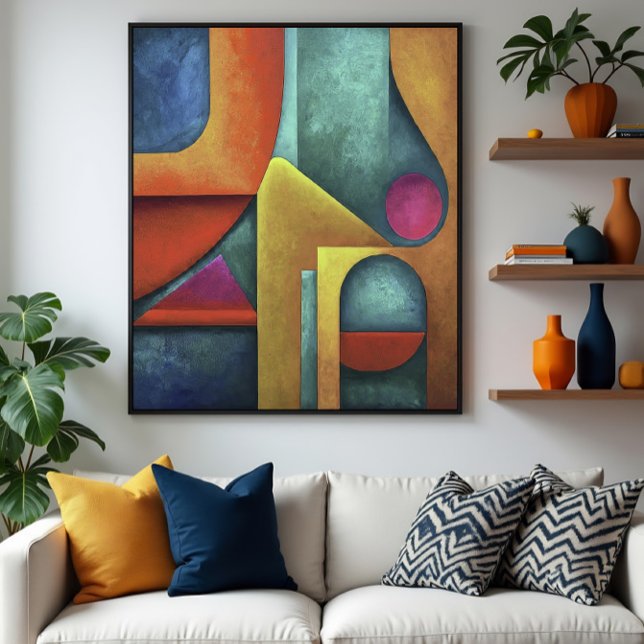 Kärnans geometri poster (Skapare uppladdad)