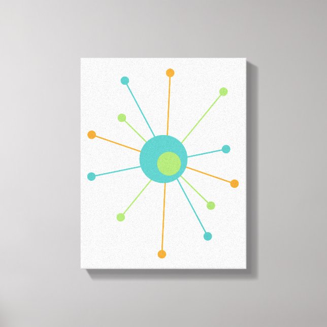 Kärnårhundradets moderna 11-tums x 14-tums arbetsy canvastryck (Framsida)