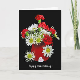 Karnation och Daisy Helgkort