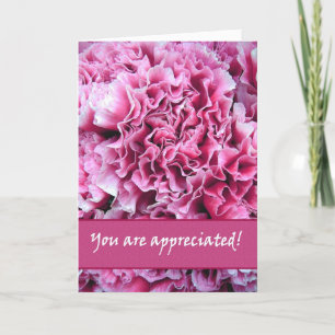 KARNATIONER FÖR ROSA AV tack Admin Professioneller Kort