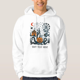 karnaval halloween under vatten redigerbar hoodie