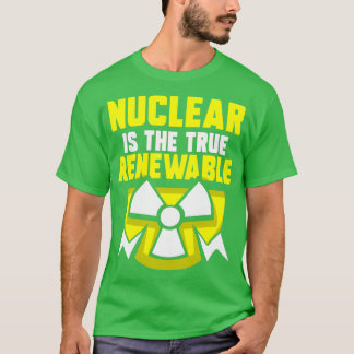 Kärnenergi är den sanna, förnybara energin Atom 1 T Shirt