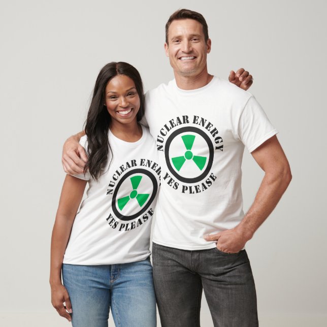 Kärnenergi, ja, tack, kärnkraftsinbjudan. t shirt (Unisex)