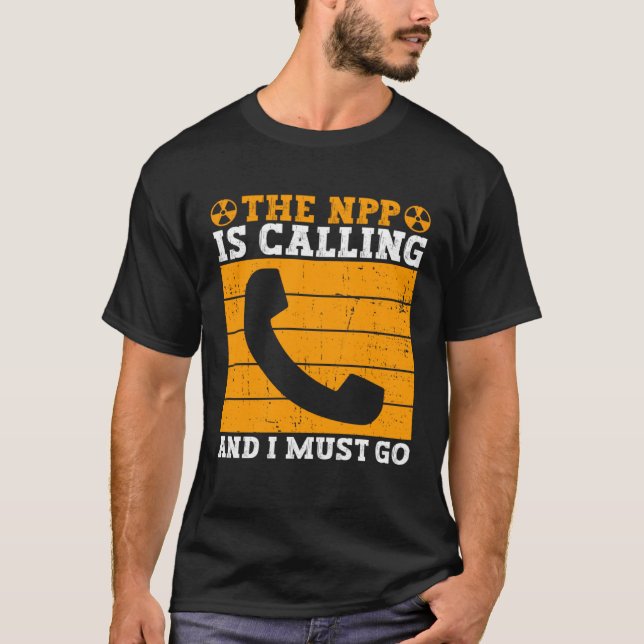 Kärnenergi och kärnteknik t shirt (Framsida)