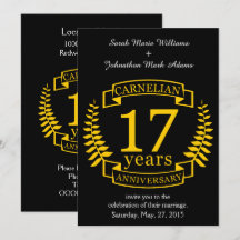 Karneol Ädelsten bröllopsjubileum 17 år