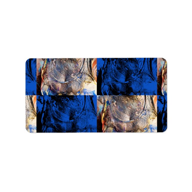 karnetisk bröstkorg adressetikett (Framsidan)