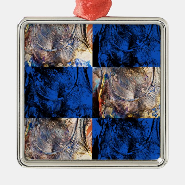 karnetisk bröstkorg julgransprydnad metall (Framsidan)