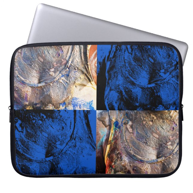 karnetisk bröstkorg laptop sleeve (Framsidan)