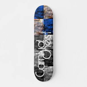 karnetisk bröstkorg old school skateboard bräda 21,6 cm