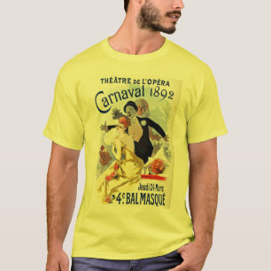 Karneval 1892 för Theatre för vintageParis opera Tee