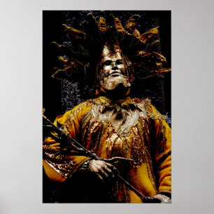 Karneval av den Venedig affischen Poster