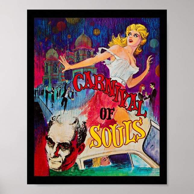 Karneval av själar Halloween Monster Poster fasa (Framsidan)