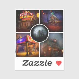 Karneval av skuggor: Ange de förvrängda funktioner Klistermärken