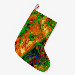 Karneval eller mask party av färger, grönt och ora liten julstrumpa