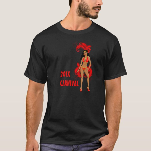 Karneval-, Halloween eller skönhetskönhetstävling T-shirt (Framsida)