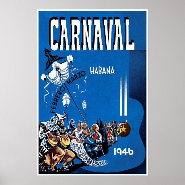 Karneval i Habana affisch (Framsidan)