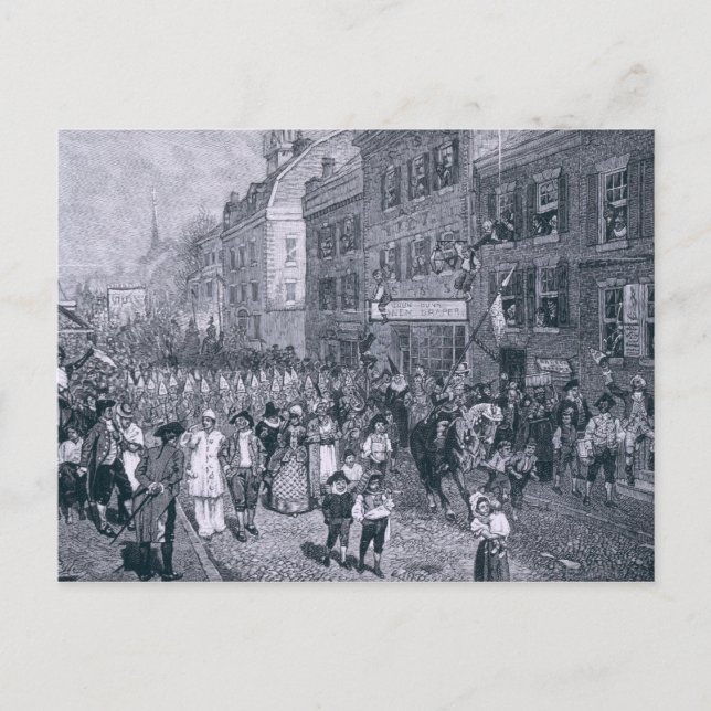 Karneval i Philadelphia Vykort (Framsida)