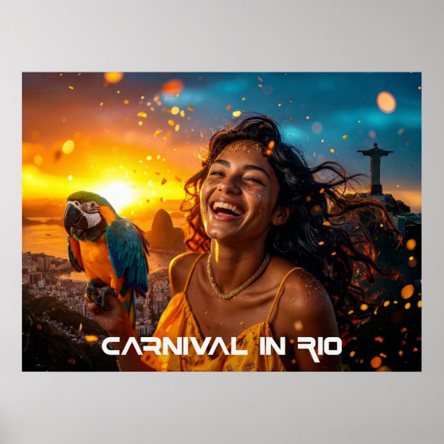 KARNEVAL I RIO POSTER (Framsidan)
