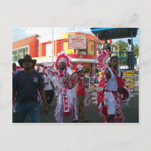 Karneval i San Fernando Trinidad Vykort