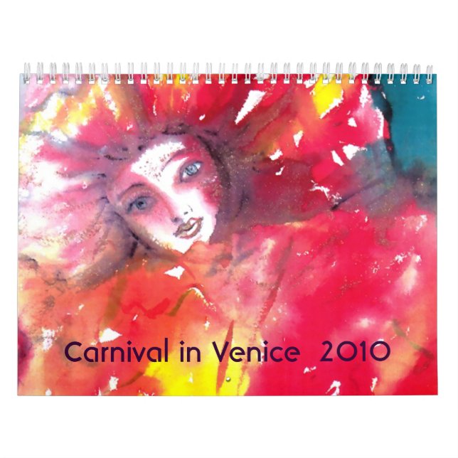 Karneval i Venedig 2010 Kalender (Omslag)